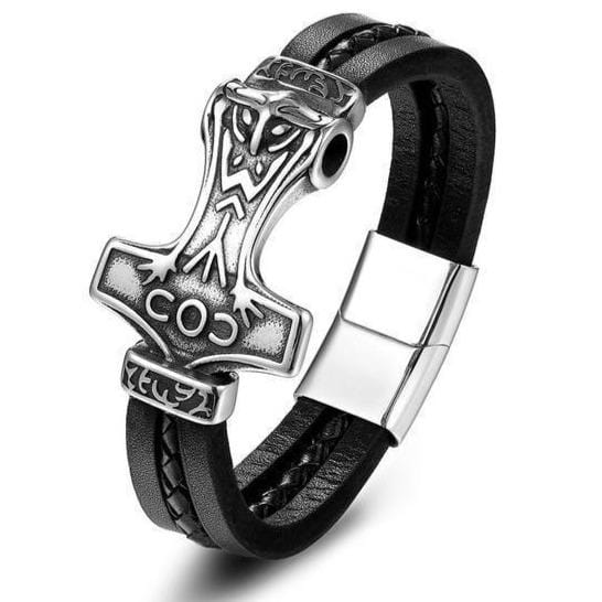 Bracelet Viking en Cuir pour Homme-Mon Bracelet Homme