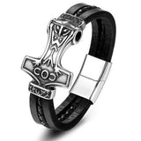 Bracelet Viking en Cuir pour Homme