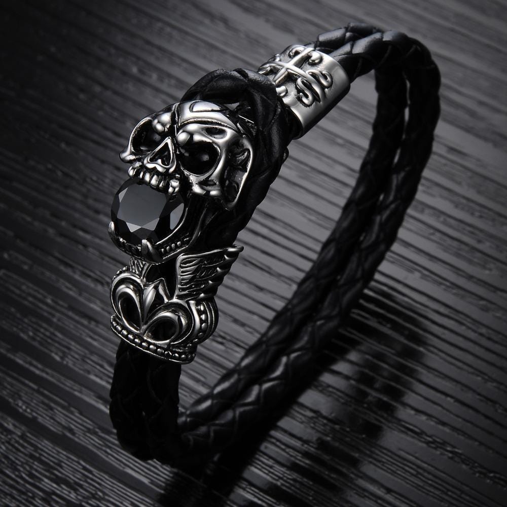 Bracelet Tête de Mort Faucheuse | Mon Bracelet Homme