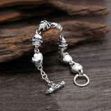 Bracelet Gothique Tête De Mort | Mon Bracelet Homme