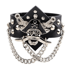 bracelet de force avec crâne