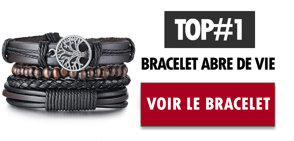 Bracelet arbre de vie homme top 1