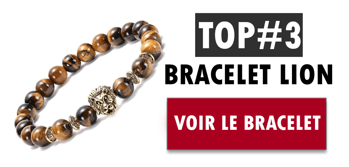 bracelet tete de lion homme top 3
