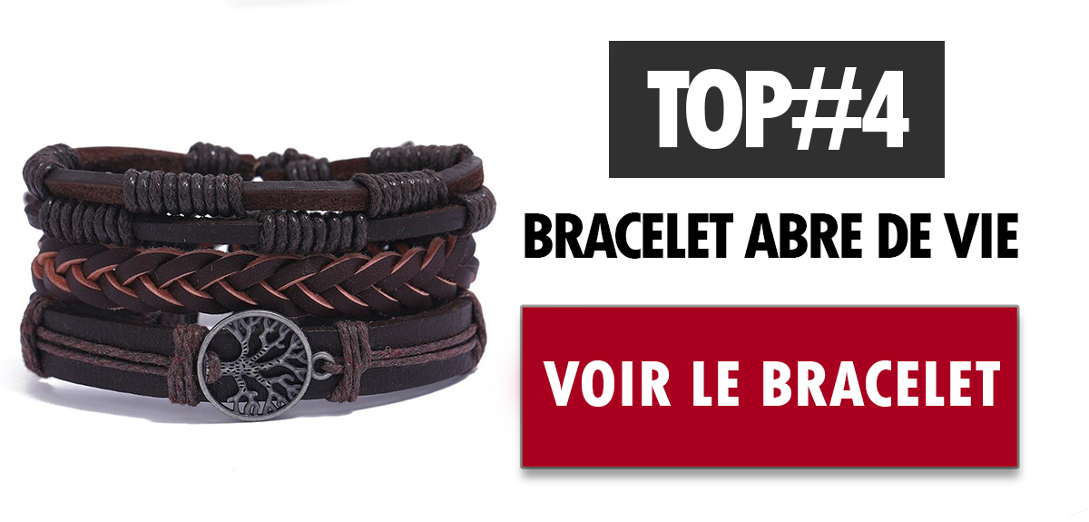 Bracelet arbre de vie homme top 1