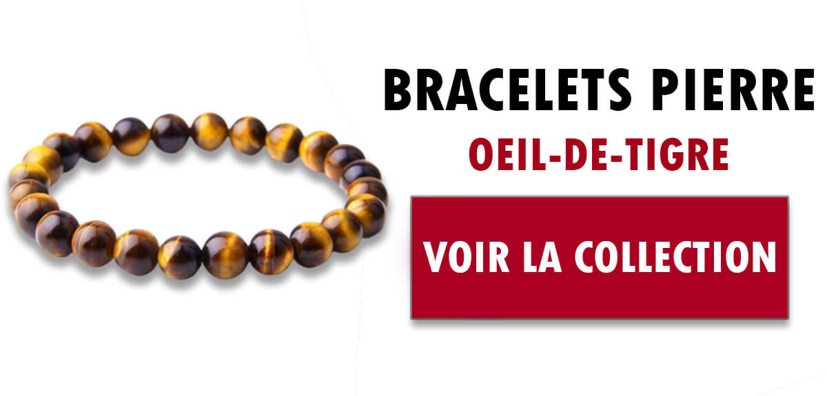 bracelet pierre œil de tigre