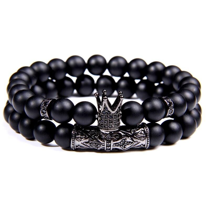 Bracelet Couronne pierre naturelle