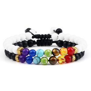 Ensemble De Bracelets 7 Chakras Pour Homme En Perles Dominick-Mon Bracelet Homme