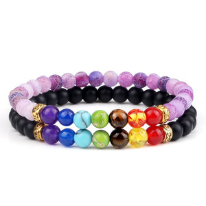 Ensemble De Bracelets 7 Chakras Pour Homme En Perles Tony-Mon Bracelet Homme