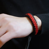 Bracelet de Survie noir et rouge