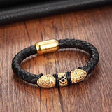 Bracelet Tressé Homme Luxe lion