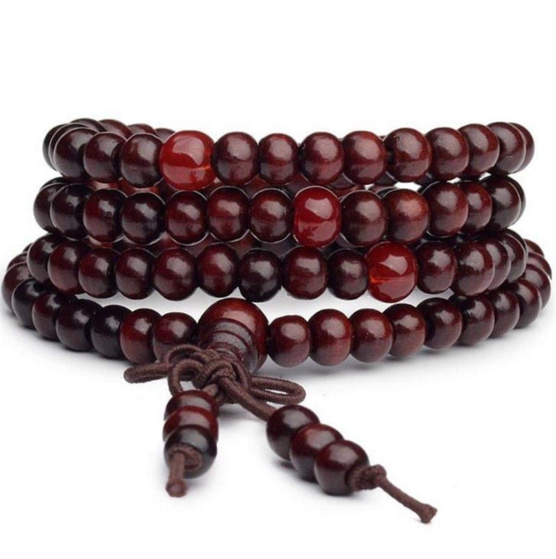 Bracelet Bouddhiste en Perles de Bois pour Homme - Mon Bracelet Homme