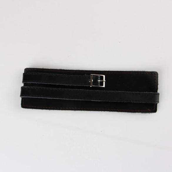 Brassard Ajustable En Simili Cuir ROMISBABA Pour Homme - Bracelet élastique Pour Retenir Les Manches De Chemise - Style Punk