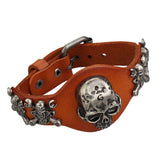 Bracelet de Force Crâne pour Biker - Mon Bracelet Homme