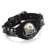 Bracelet de Force Crâne pour Biker - Mon Bracelet Homme