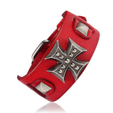 Bracelet de Force Croix de Malte avec Relief - Mon Bracelet Homme