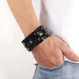 Bracelet de Force Homme Design Moderne en Cuir - Mon Bracelet Homme