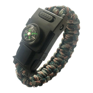 Bracelet de Survie en Paracorde Avec Boucle en Plastique et Lumière LED Joziah - Mon Bracelet Homme