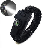 Bracelet de Survie en Paracorde Avec Boucle en Plastique et Lumière LED Zion - Mon Bracelet Homme