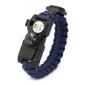 Bracelet de Survie en Paracorde Avec Sifflet Lumière LED et Boussole Kameron - Mon Bracelet Homme