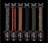 Bracelet de Survie en Paracorde de 7 Brins Avec Boussole Lumière LED Sifflet et Racloirs Aldo - Mon Bracelet Homme
