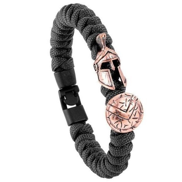 Bracelet de Survie Paracorde Marron : Gladiateur Bronze - Mon Bracelet Homme