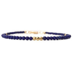 Bracelet Fin En Lapis Lazuli Pour Homme