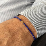 Bracelet Fin En Lapis Lazuli Pour Homme - Mon Bracelet Homme