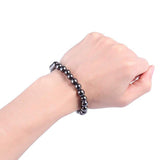Bracelet Hématite Magnétique pour Homme en Perles - Mon Bracelet Homme