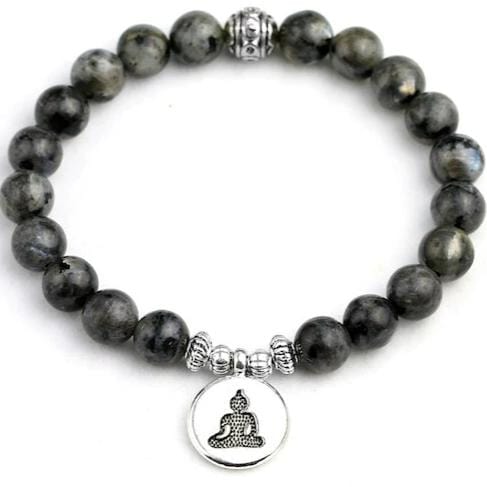 Bracelet Labradorite Bouddha pour Homme en Perles - Mon Bracelet Homme