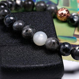Bracelet Labradorite Naturelle pour Homme en Perles - Mon Bracelet Homme