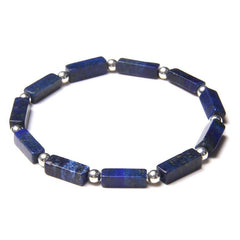 Bracelet Lapis Lazuli Pierre Naturelle (Perle)