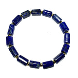 Bracelet Lapis Lazuli Véritable en Perles