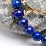 Bracelet Lapis Lazuli Véritable en Perles Rondes - Mon Bracelet Homme