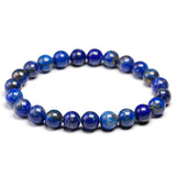 Bracelet Lapis Lazuli Véritable en Perles Rondes