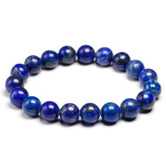 Bracelet Lapis Lazuli Véritable pour Homme (Perle)