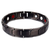 Bracelet Magnétique Noir pour Homme en Titane - Mon Bracelet Homme