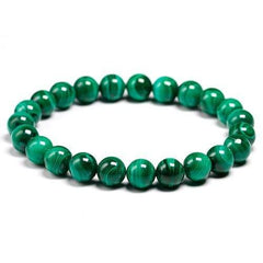 Bracelet Malachite 8mm pour Homme en Perles