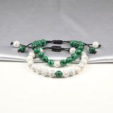 Bracelet Malachite Shamballa pour Homme en Perles - Mon Bracelet Homme