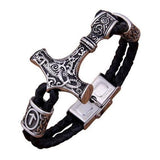 Bracelet Style Viking en Cuir