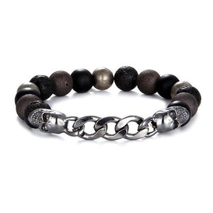 Bracelet Tête De Mort Vintage Homme | Mon Bracelet Homme